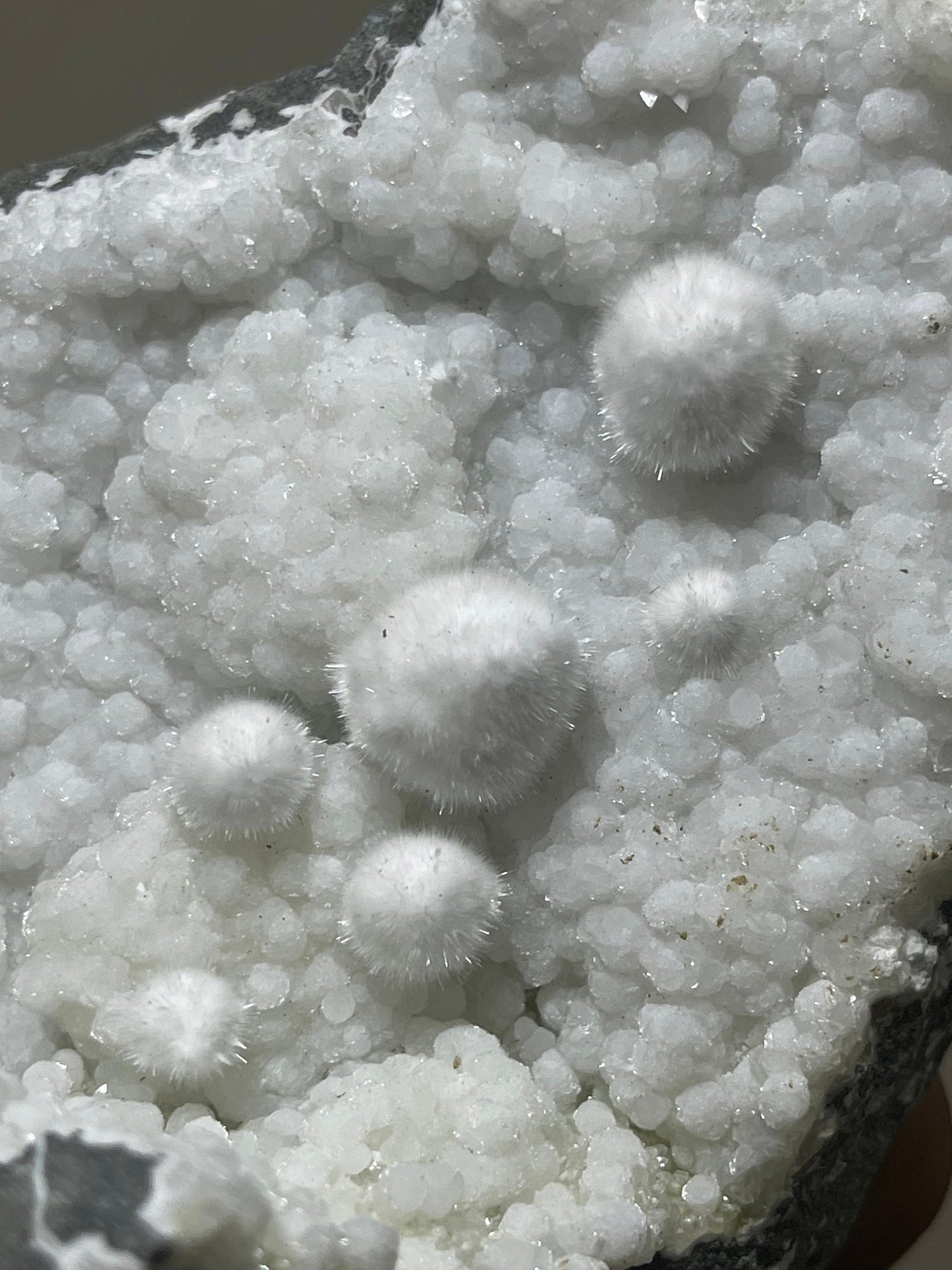Multiple okenite ball on matrix