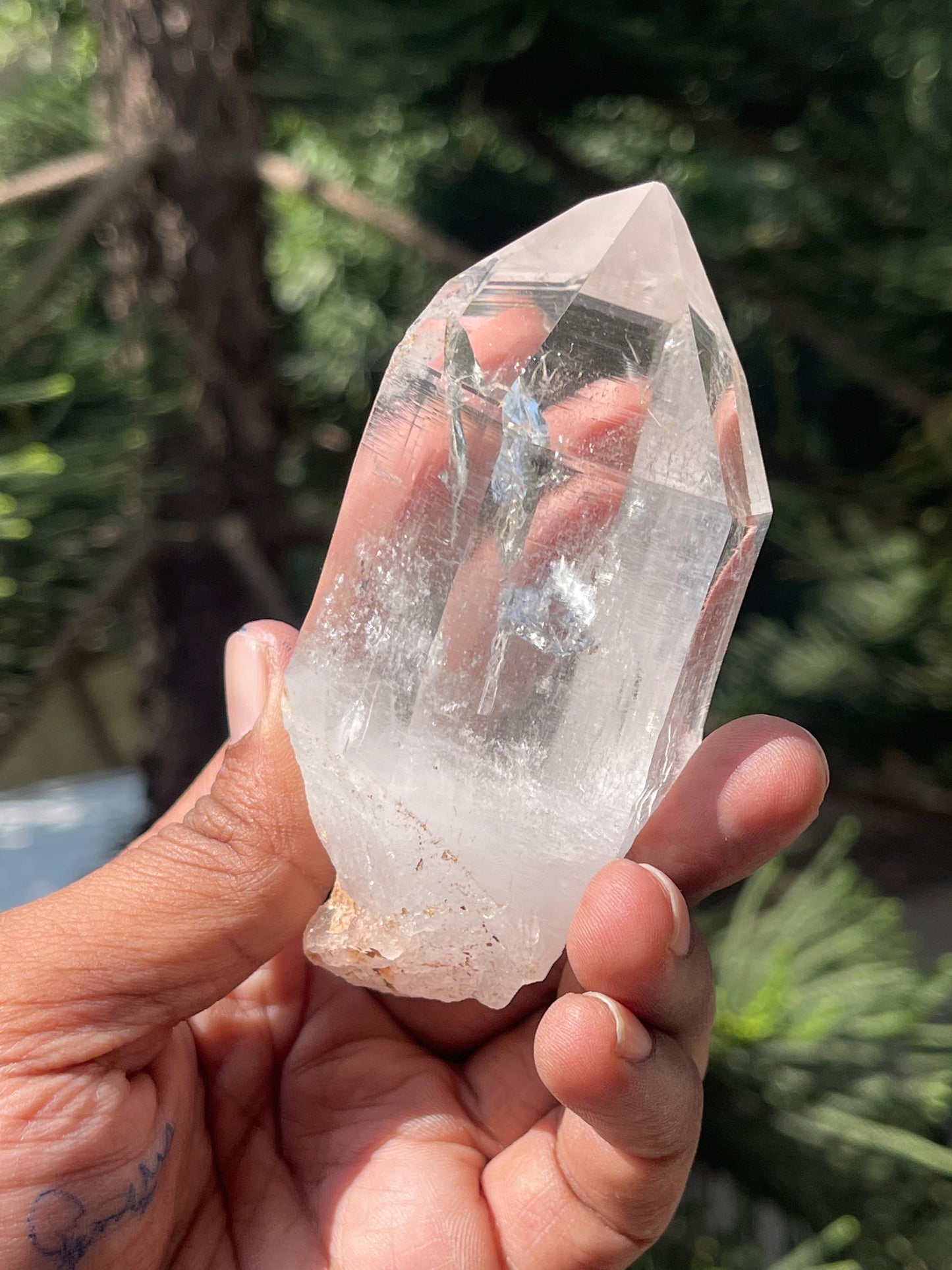 Himalayan clear quartz crystal